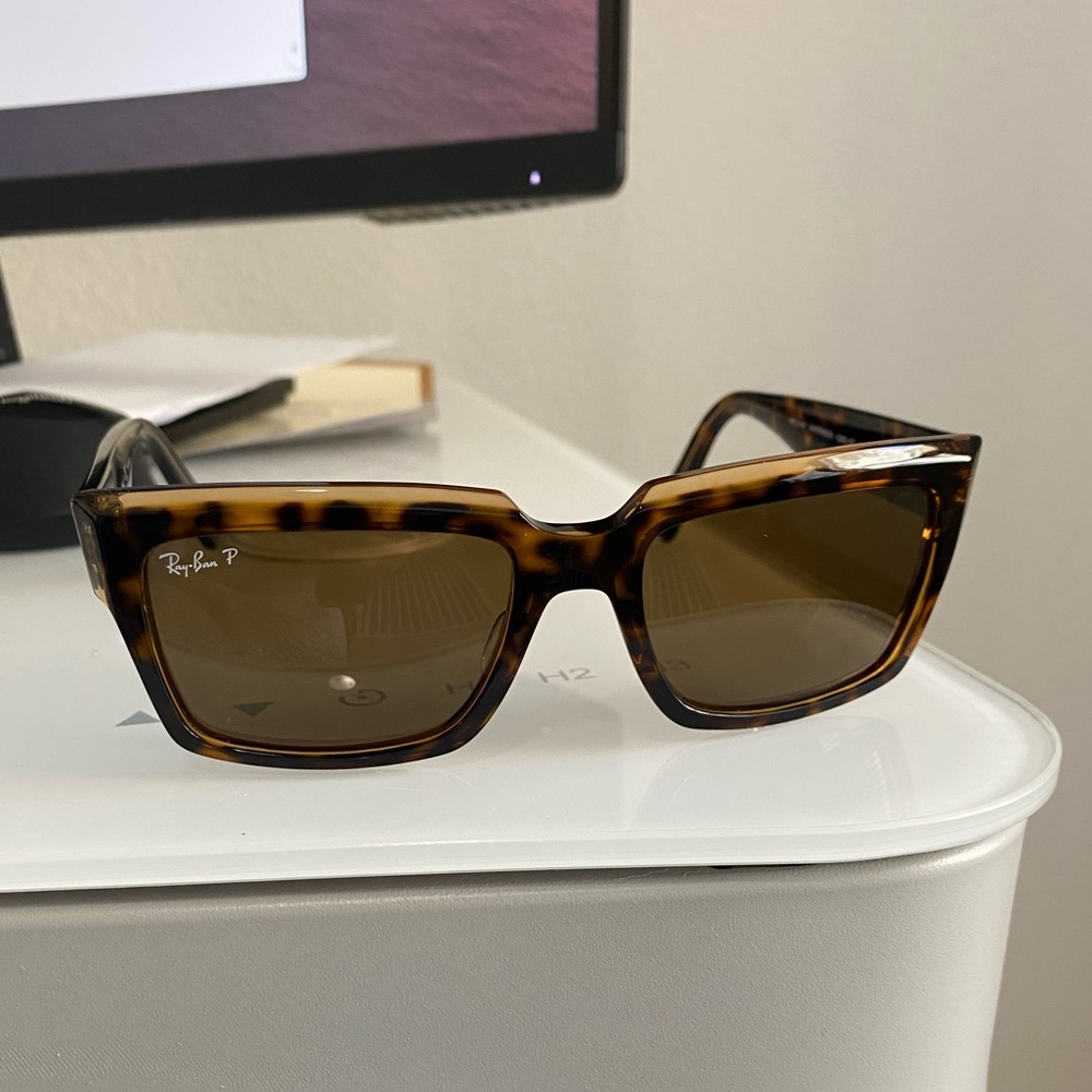 Ray-Ban 54 mm Polarized Pillow Sunglasses